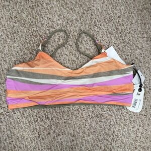 Prana Willow Falls Reversible Top Women's Bikini Swim Waves XL‎ MSRP$70